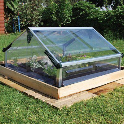 Palram Aluminium Coldframe 53cm(H) 105cm(W)108cm