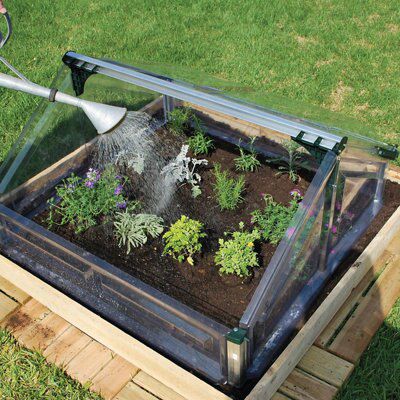 Palram Aluminium Coldframe 53cm(H) 105cm(W)108cm