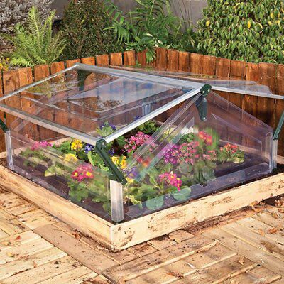 Palram Aluminium Coldframe 53cm(H) 105cm(W)108cm