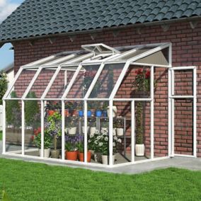 Palram - Canopia 10x6 ft & 1 window Barn Plastic Sun room (H)2470mm x (W)2010mm