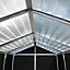 Palram - Canopia Abri de jardin Apex Dark grey Plastic 2 door Shed with floor
