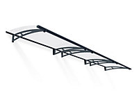 Palram - Canopia Aquila Door canopy, (H)175mm (W)4535mm (D)915mm