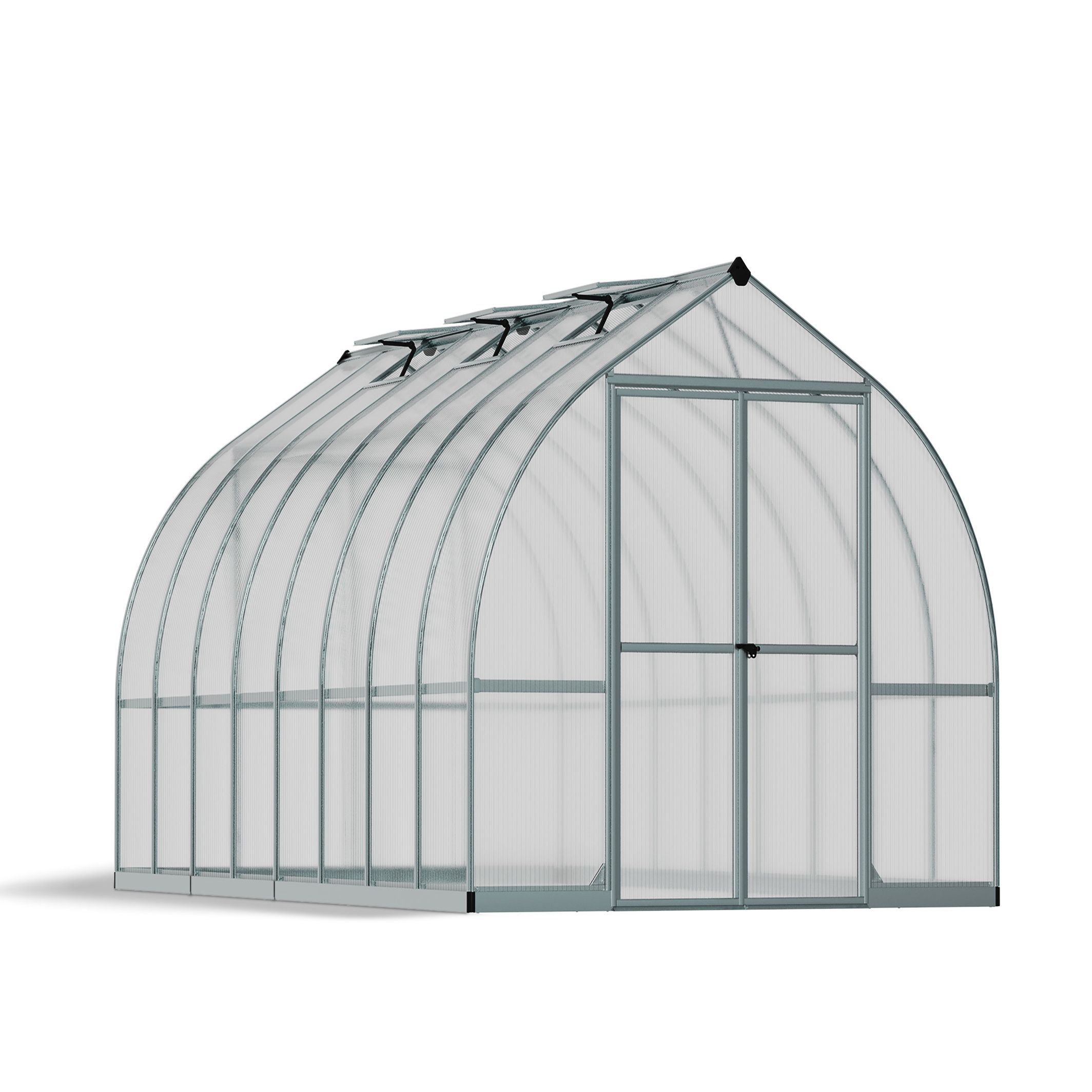 Palram - Canopia Bella Silver 8x16 Greenhouse