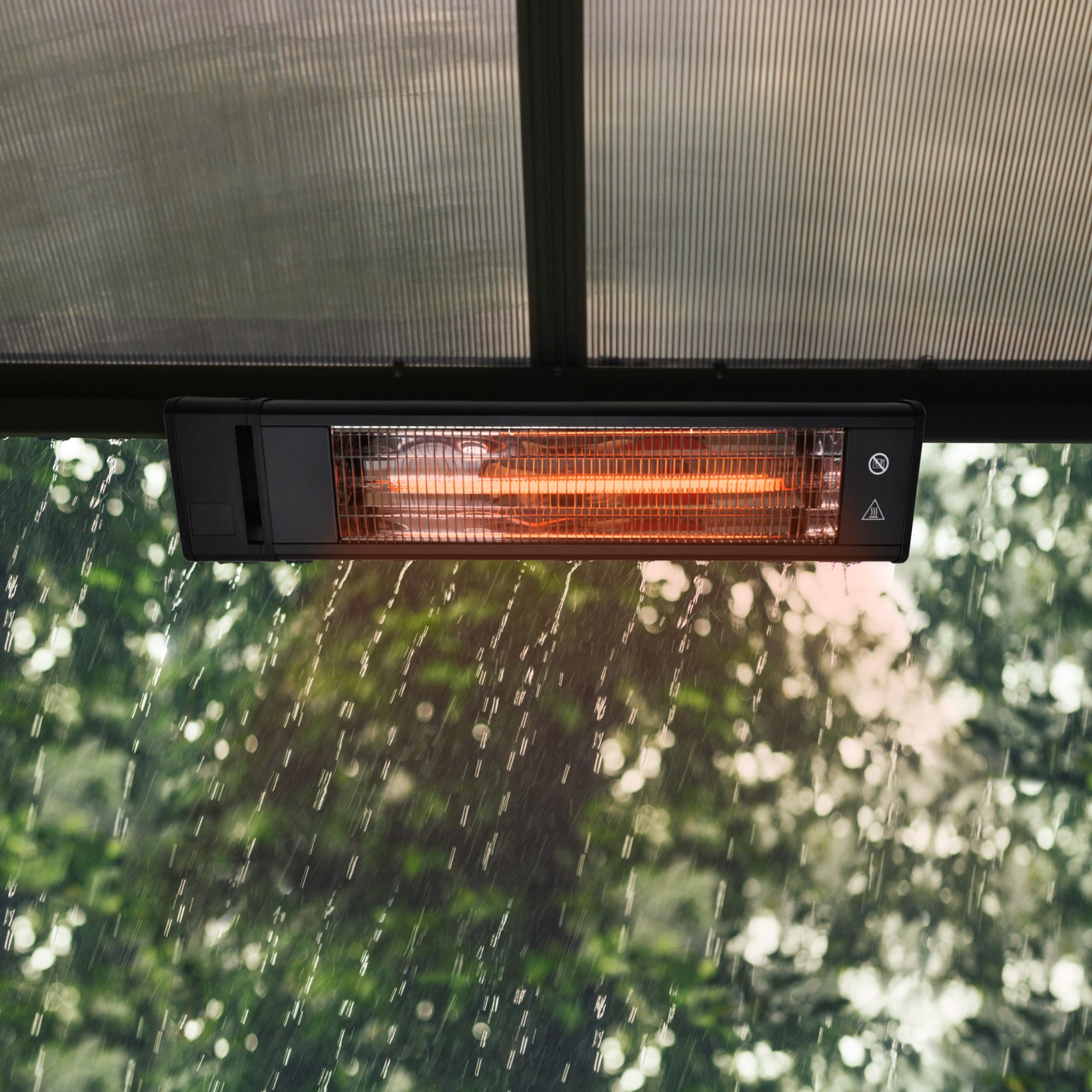 Palram - Canopia Electric Black Carbon fibre Heater