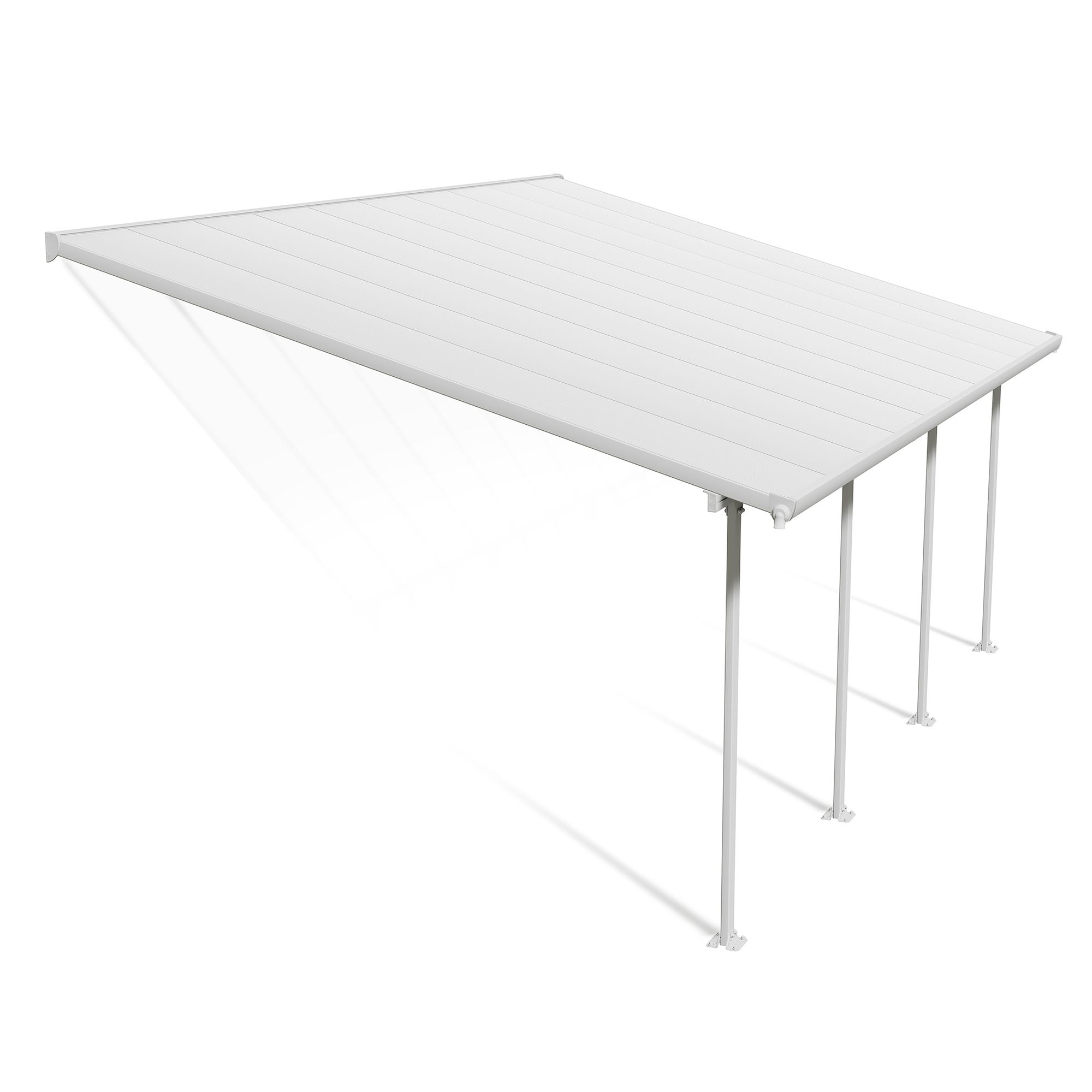 Palram - Canopia Feria White Patio cover (H)4000mm (W)6060mm