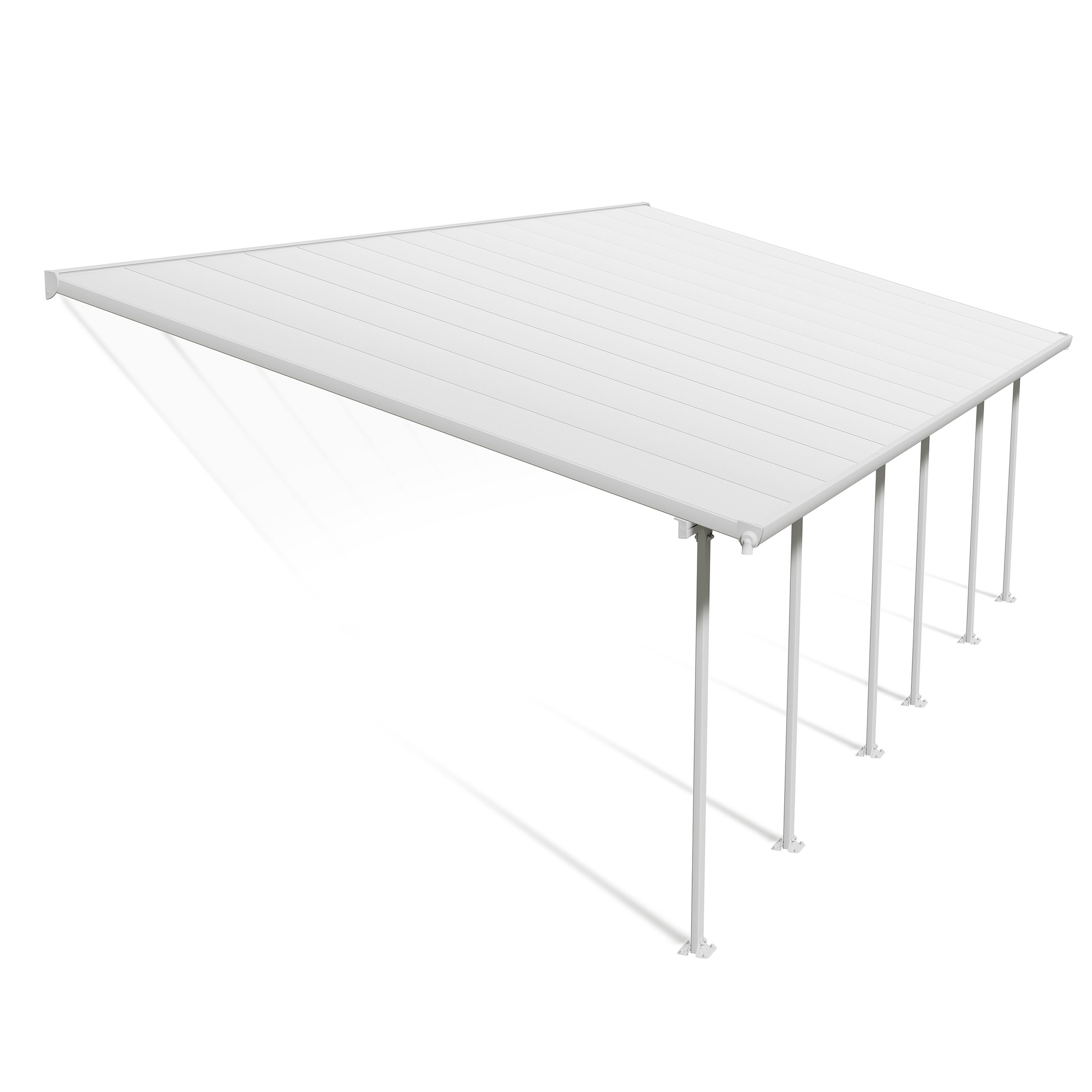 Palram - Canopia Feria White Patio cover (H)4000mm (W)8500mm