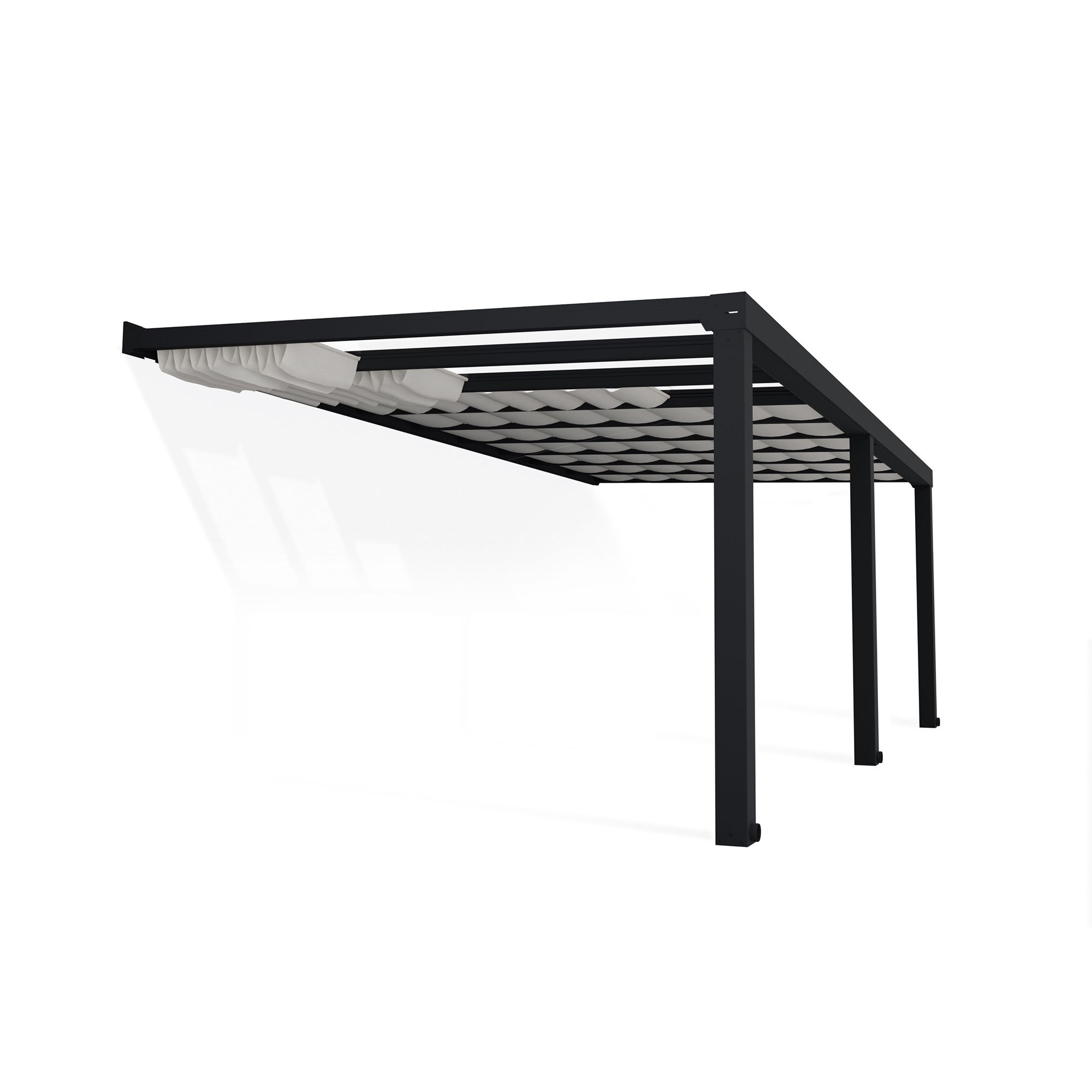 Palram - Canopia Grey Patio cover (H)3400mm (W)6600mm