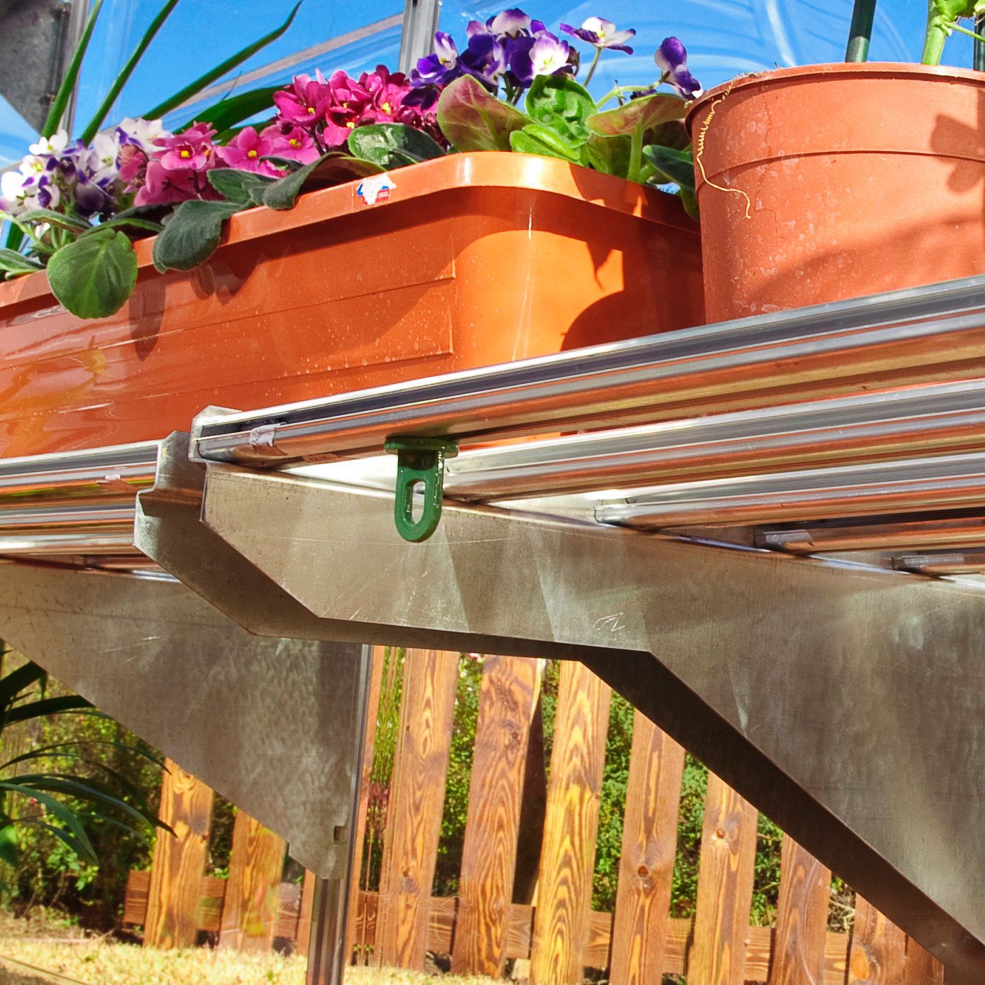 Palram - Canopia Heavy duty 1 tier Greenhouse shelving