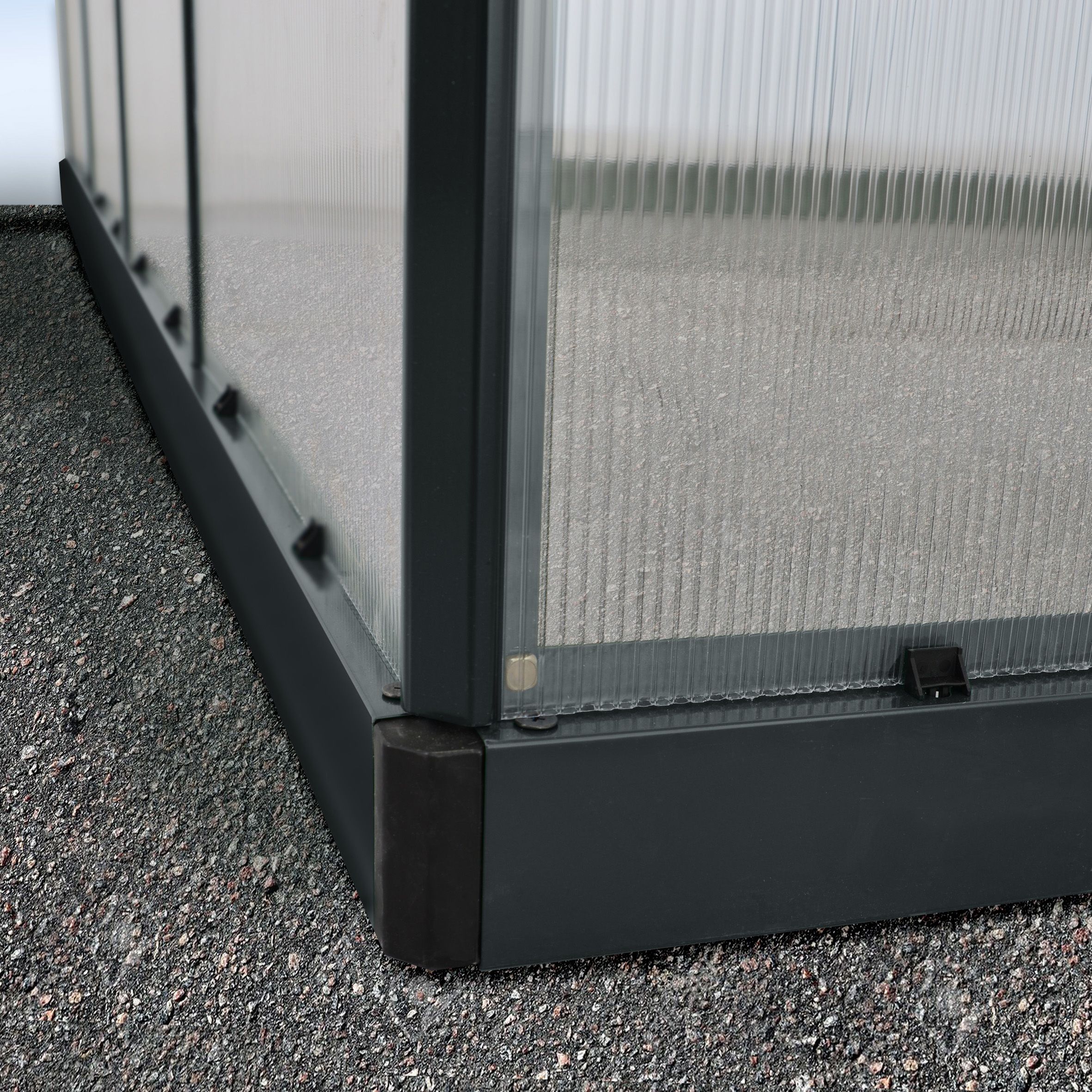 Palram - Canopia Mythos Grey 6X4 Greenhouse