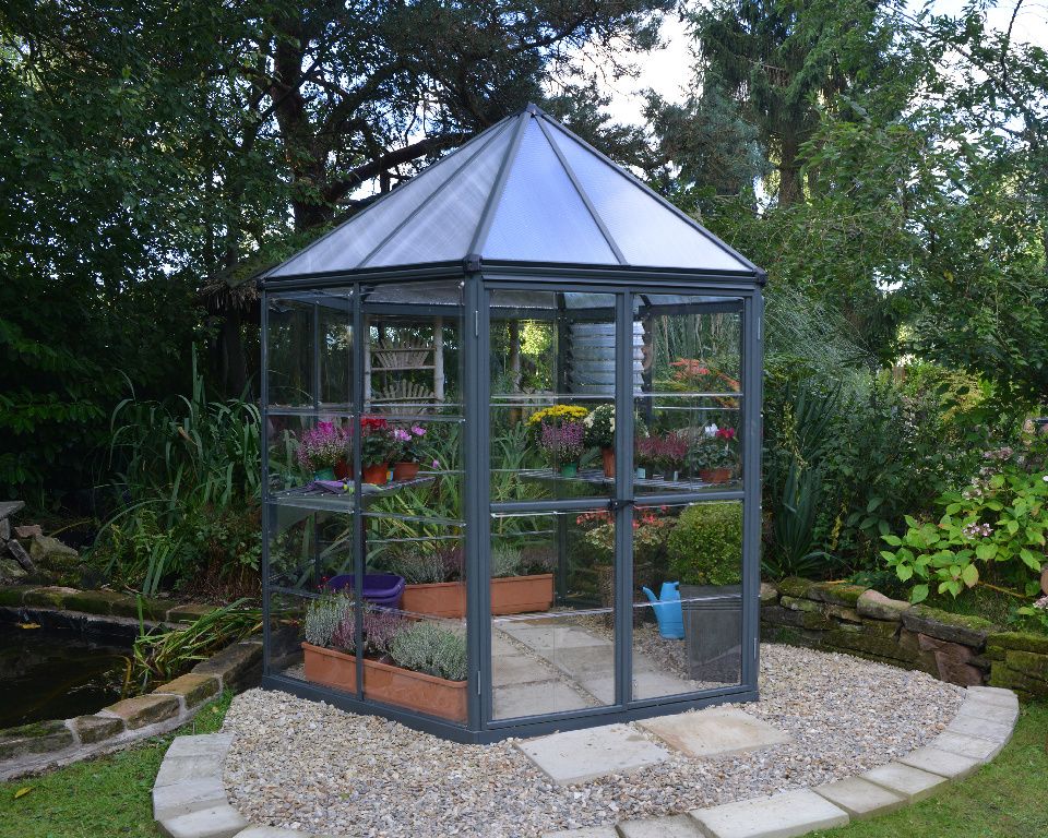 Palram - Canopia Oasis™ Grey 8x6 Greenhouse