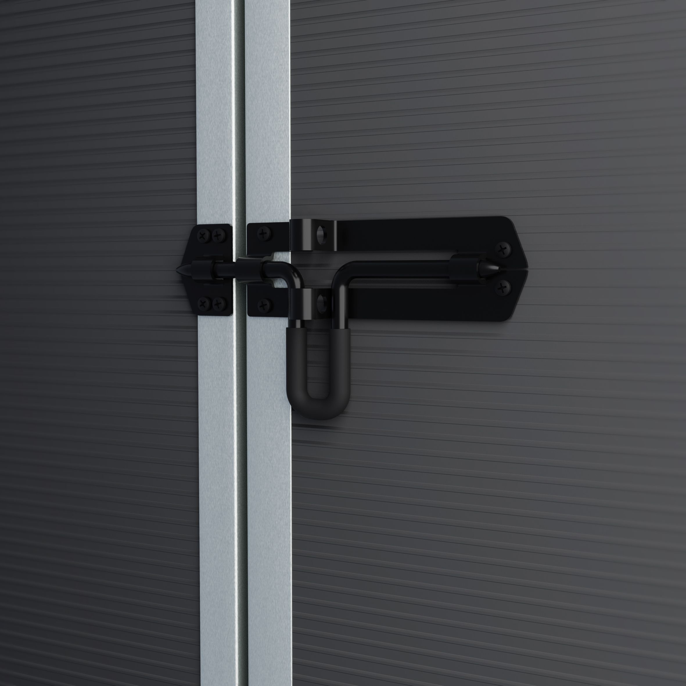 Palram - Canopia Rubicon 10x6 ft Apex Dark grey Plastic 2 door Shed with floor