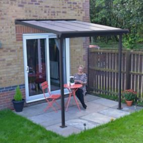 Palram - Canopia Sierra Grey Non-retractable Awning, (L)2.25m (H)3m (W)2.28m