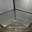 Palram - Canopia Skylight 12x6 ft Apex Tan Plastic 2 door Shed with floor