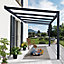 Palram - Canopia Stockholm Grey Patio cover (H)3240mm (W)3410mm