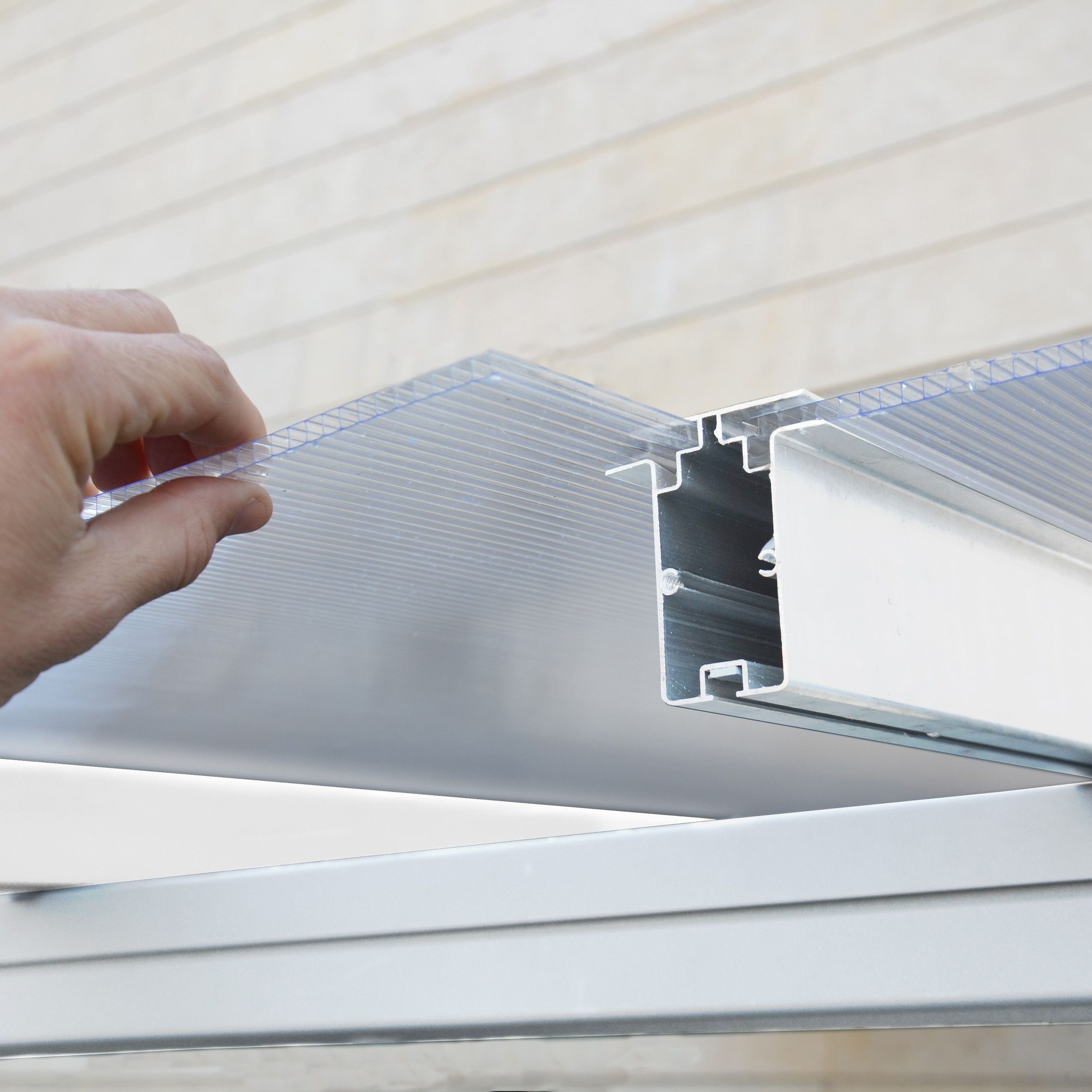 Palram - Canopia White Patio cover (H)3000mm (W)5460mm