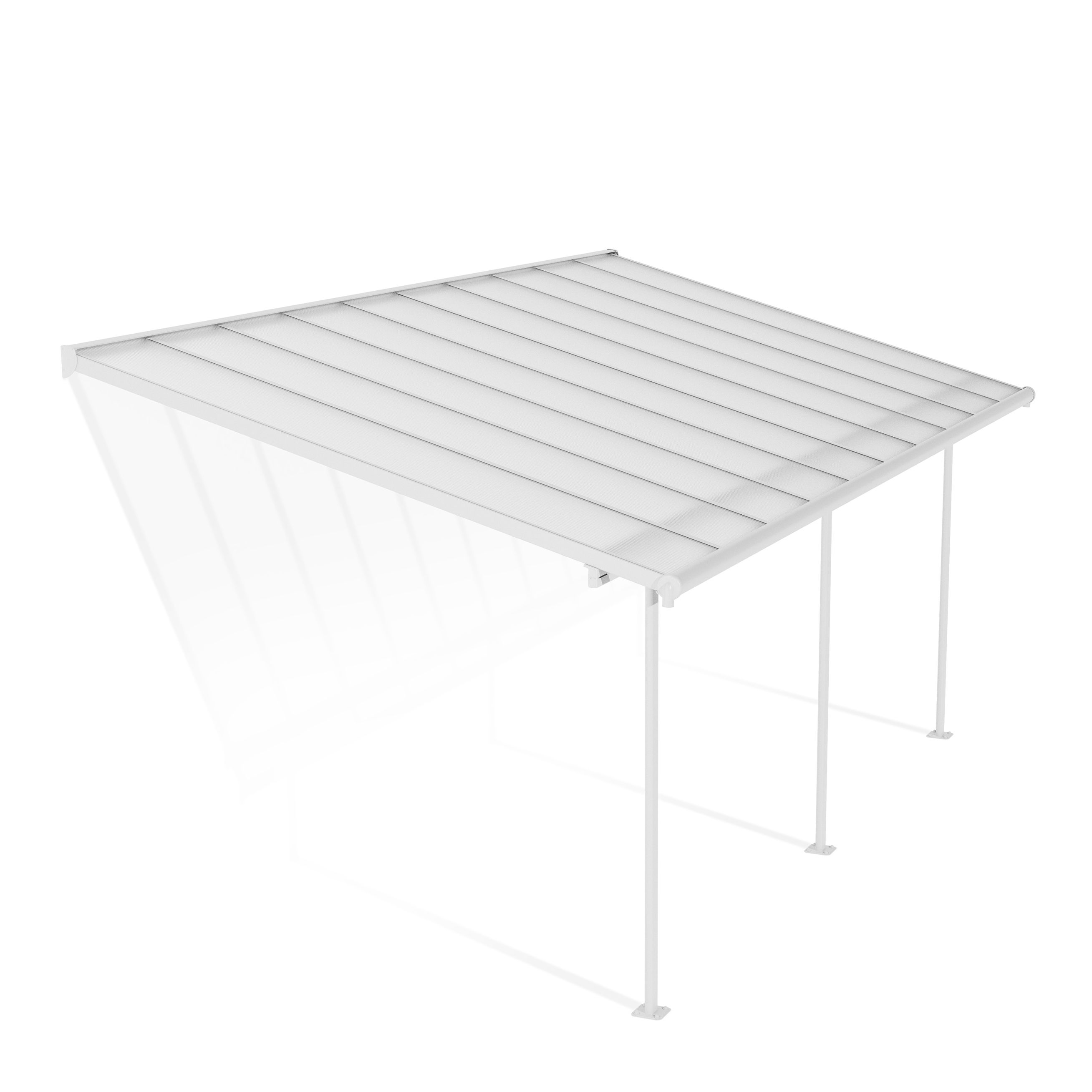 Palram - Canopia White Patio cover (H)3000mm (W)6100mm