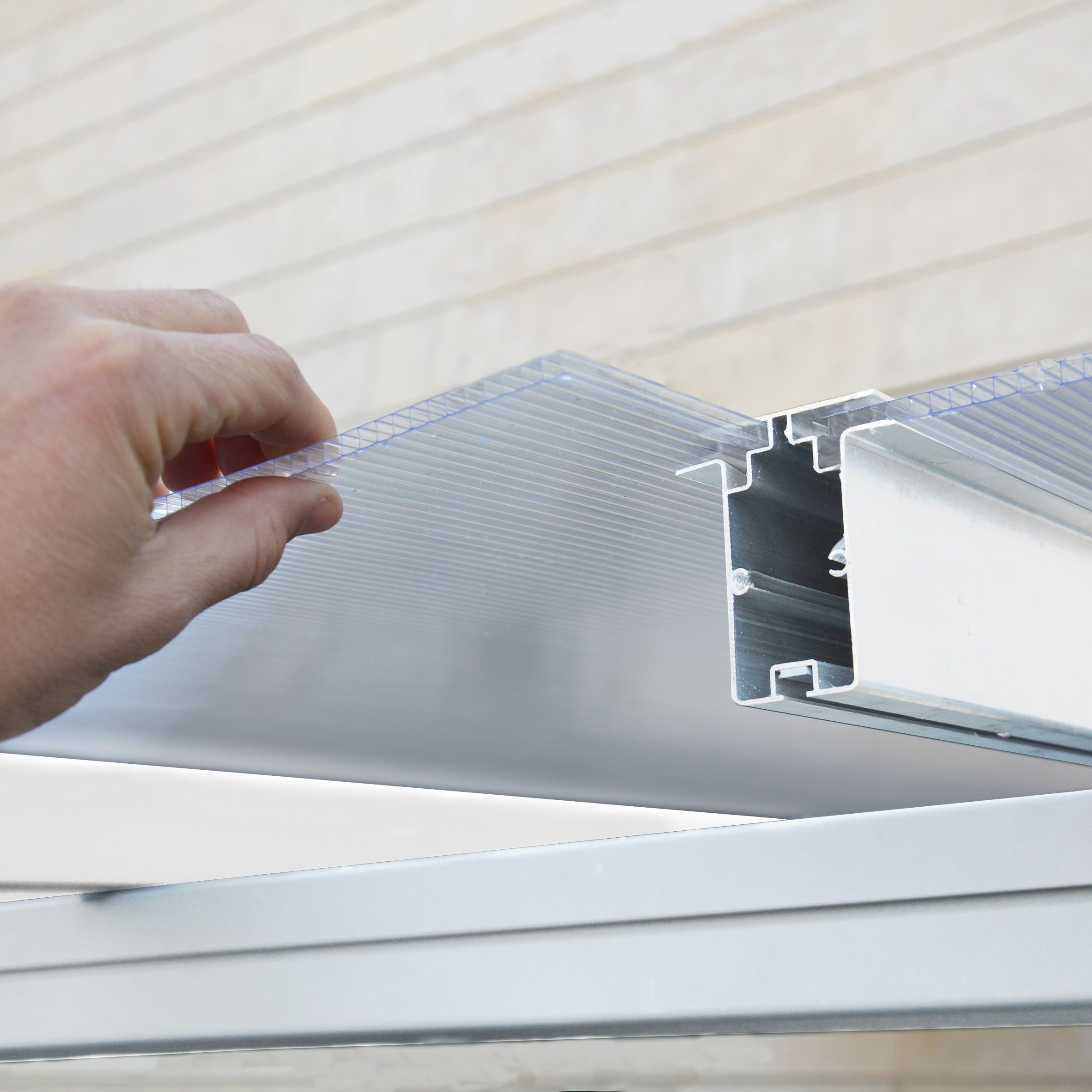 Palram - Canopia White Patio cover (H)3000mm (W)6100mm