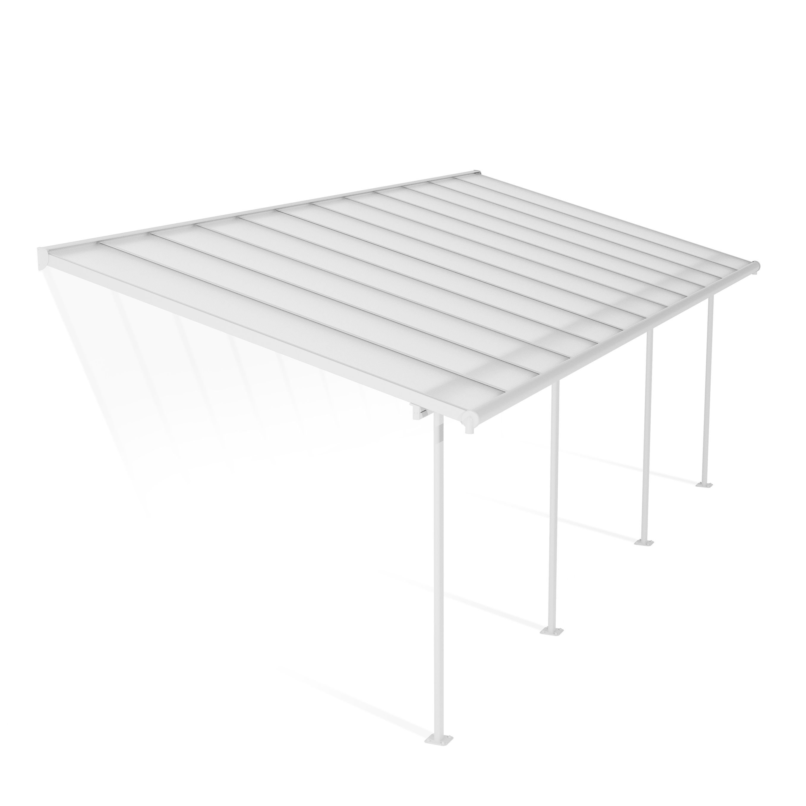 Palram - Canopia White Patio cover (H)3000mm (W)7300mm