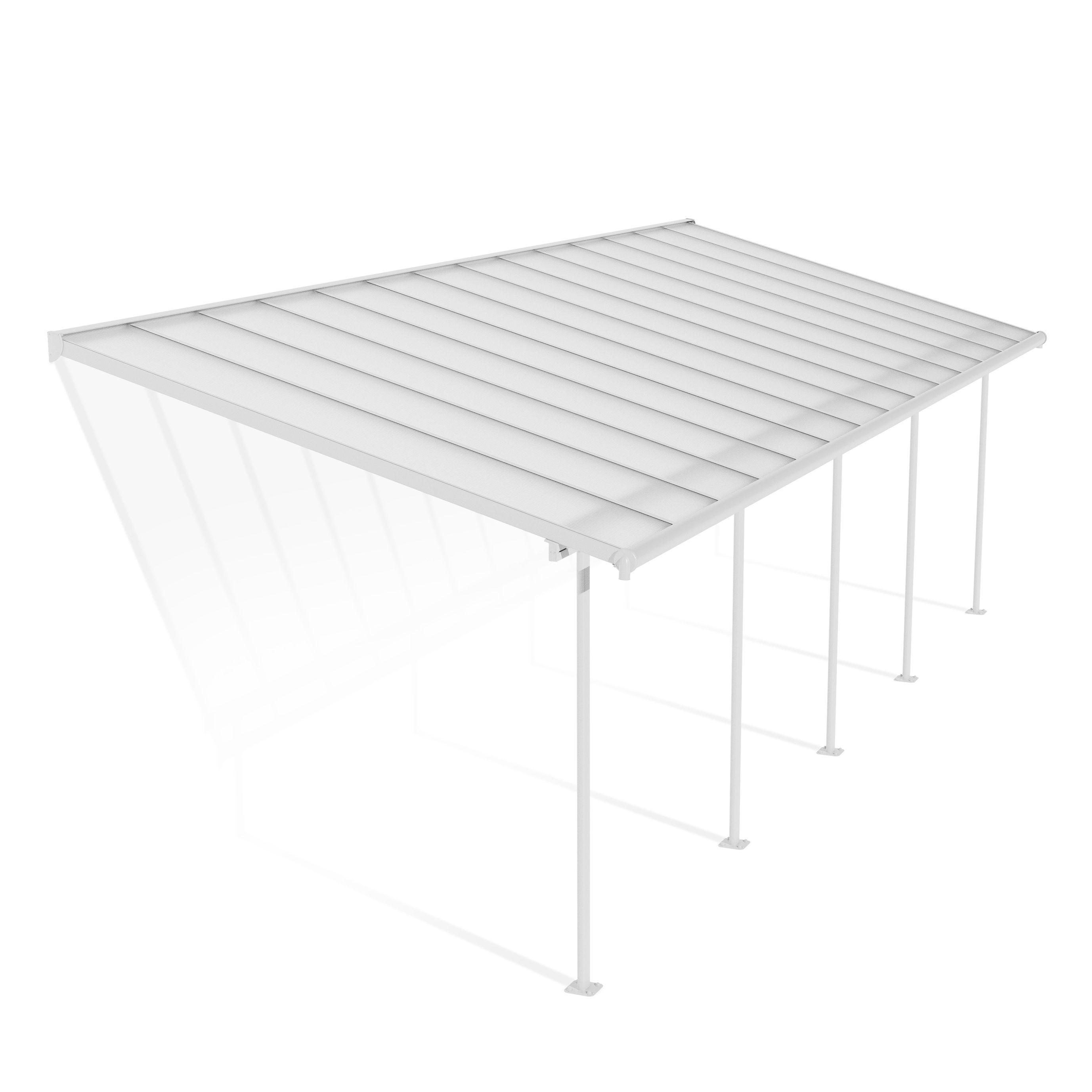 Palram - Canopia White Patio cover (H)3000mm (W)8510mm