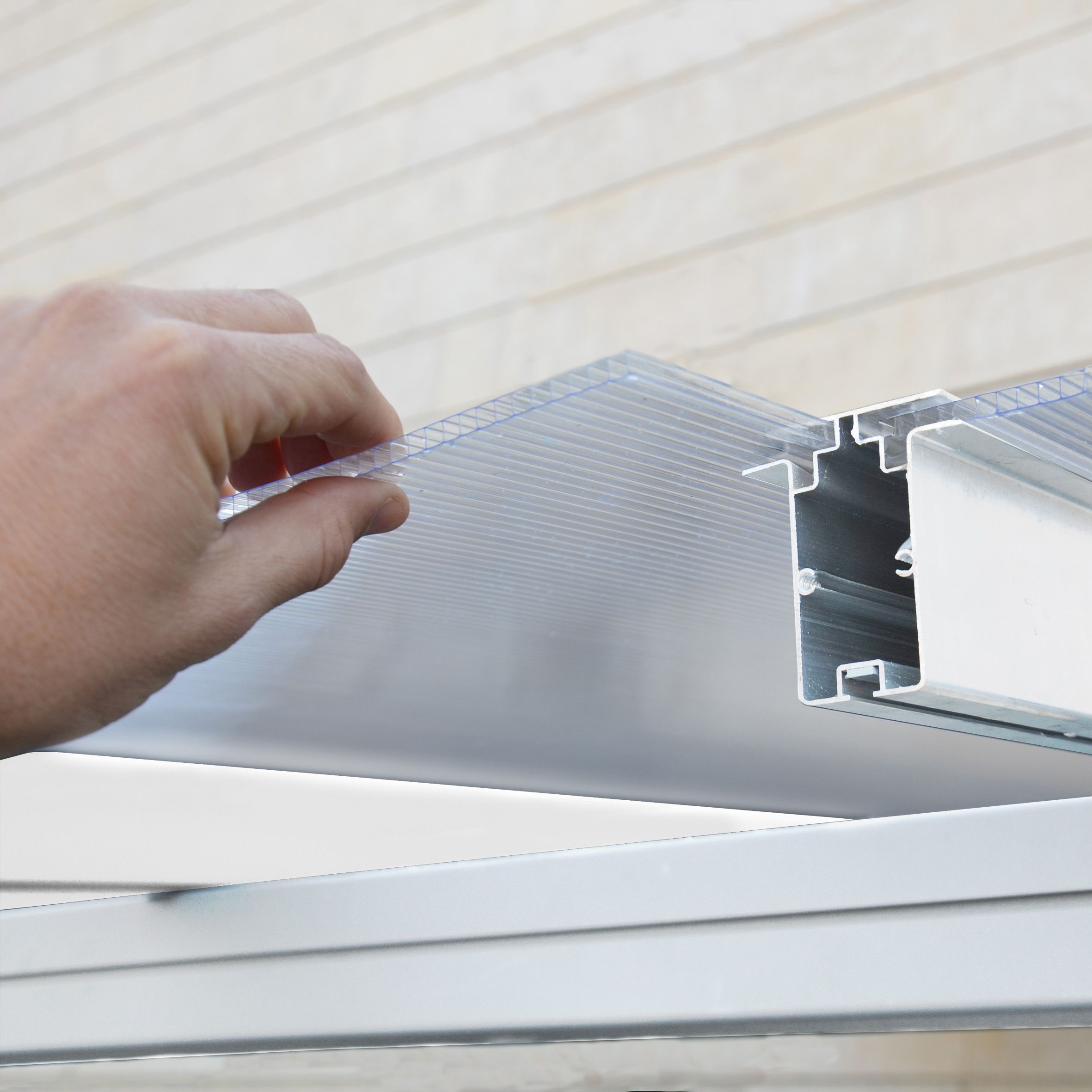 Palram - Canopia White Patio cover (H)3000mm (W)8510mm