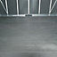Palram - Canopia Yukon with Floor 11x13 ft Apex Dark grey Plastic 2 door Shed with floor