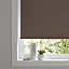 Pama Corded Brown Plain Thermal Roller blind (W)160cm (L)195cm