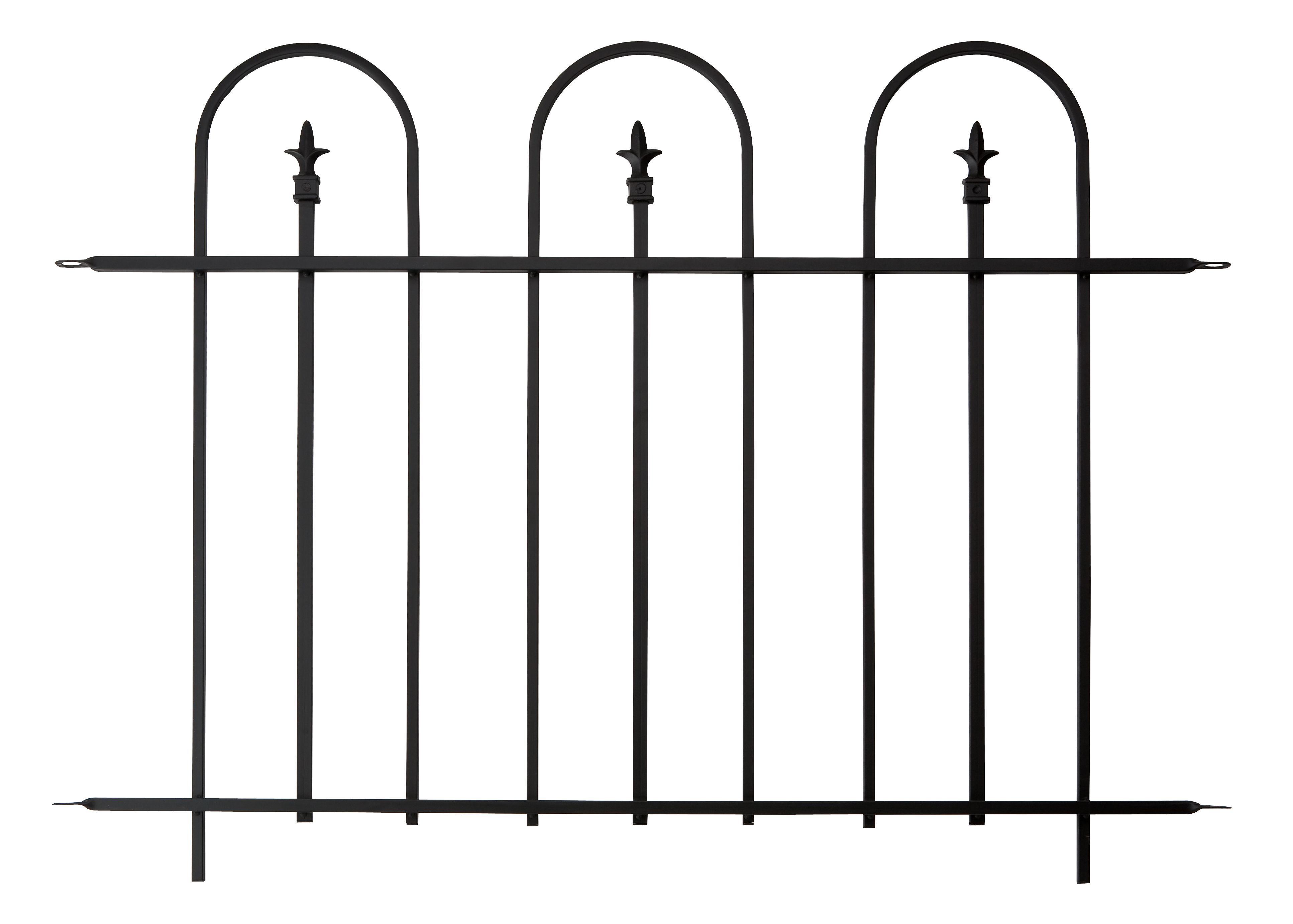 Panacea Triple Arch Traditional Railings, (L)1.22m (H)0.91m (T)20mm ...