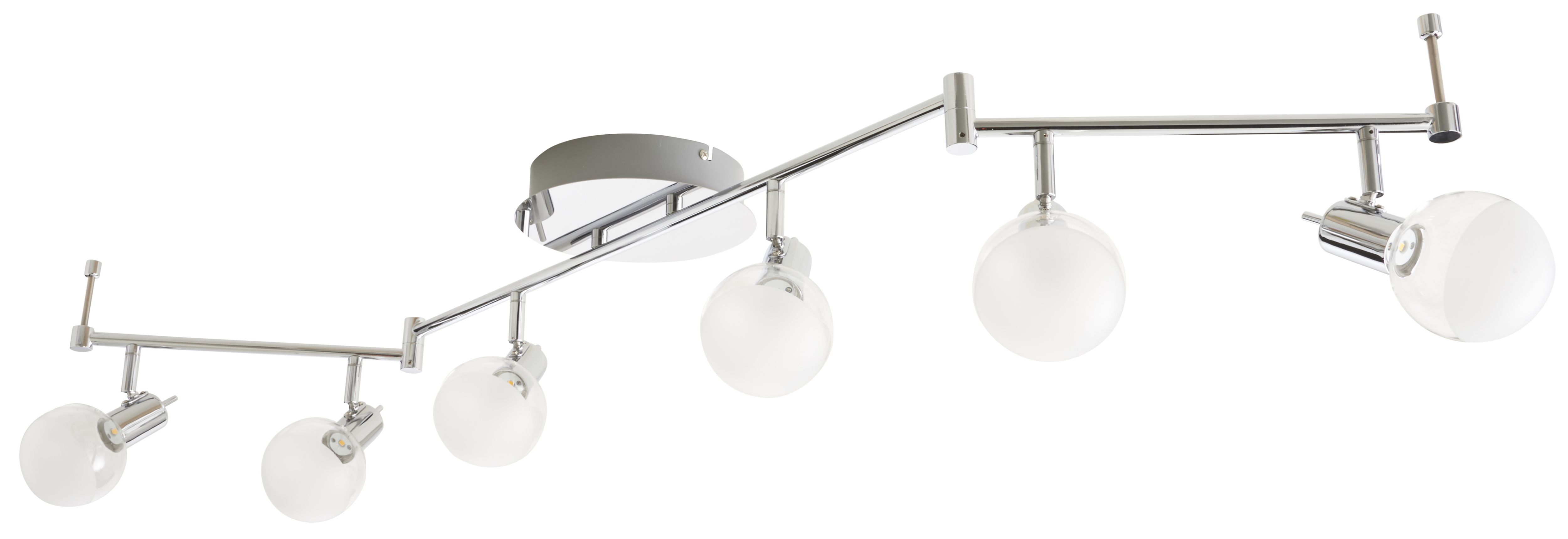 Panacea Tube Gloss Chrome effect 6 Light Spotlight bar