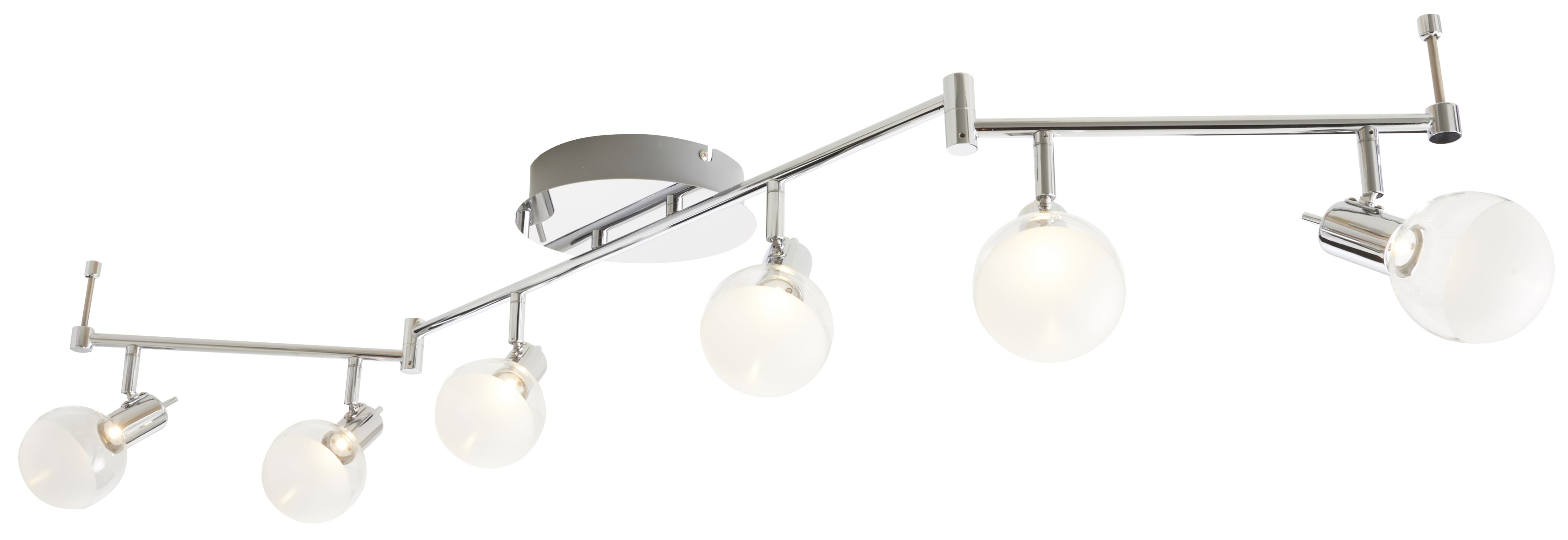 Panacea Tube Gloss Chrome effect 6 Light Spotlight bar