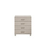 Pandora Textured Elm effect 4 Drawer Chest of drawers (H)910mm (W)800mm (D)420mm
