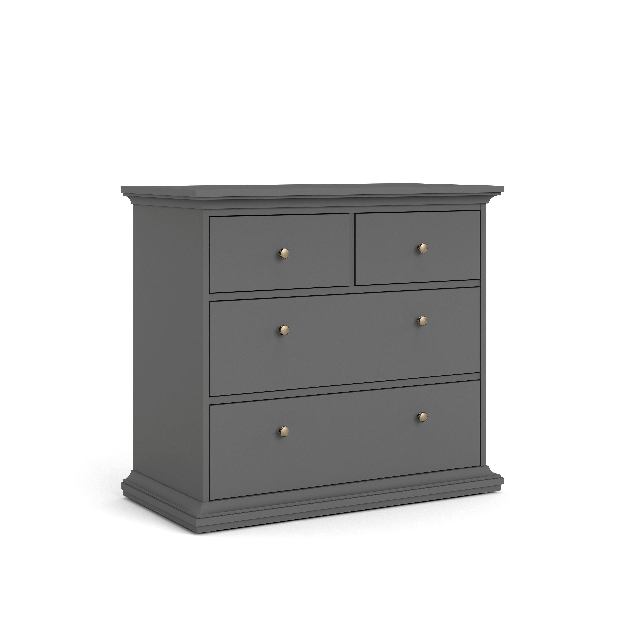 Paris Matt grey Bedroom furniture set