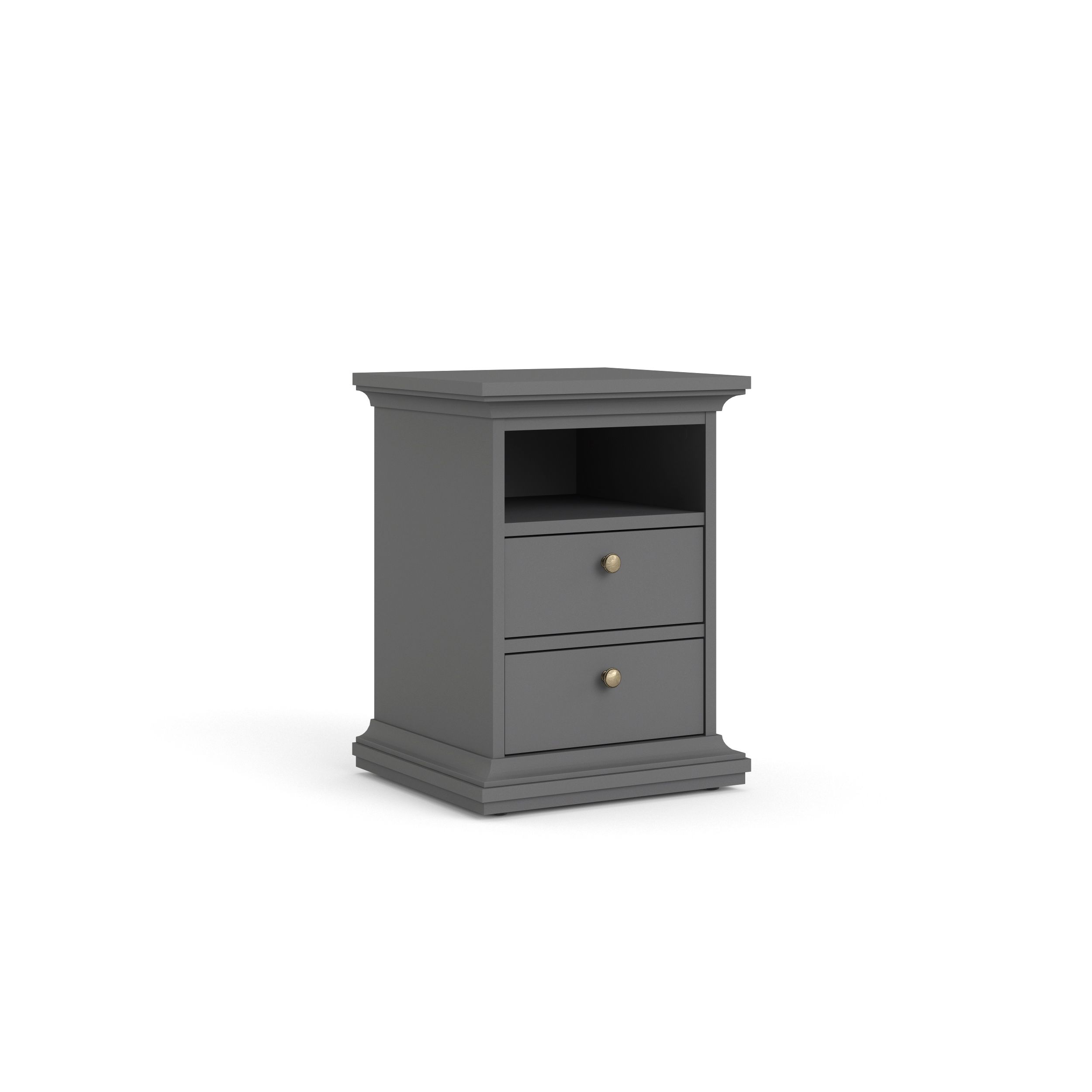 Paris Matt grey Bedroom furniture set