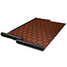 Patterned Red Rounded shingle Roofing felt, (L)8m (W)1m