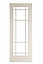 Patterned White Internal Door, (H)1981mm (W)686mm (T)35mm