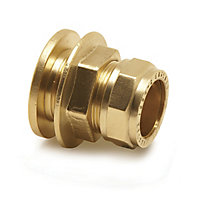Pegler Compression Flanged Tank connector, (Dia)15mm