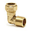 Pegler Compression male Tapered Pipe elbow 28mm