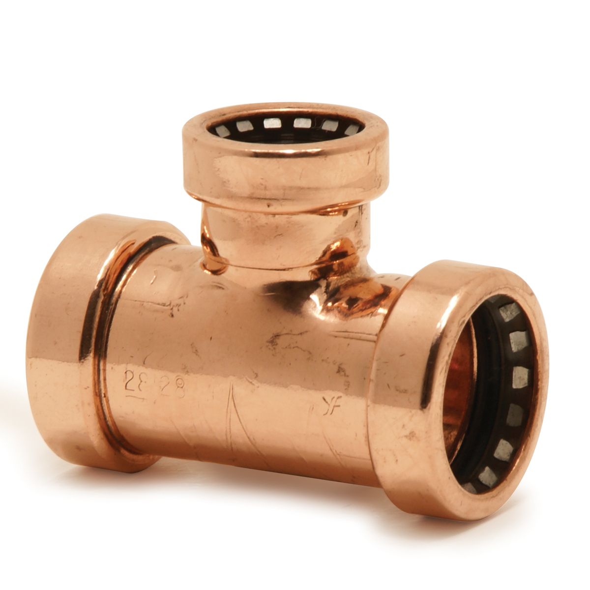 Pegler Yorkshire Tectite Copper Female Straight Reducing Pipe fitting adaptor (Dia)22mm ½-¾"