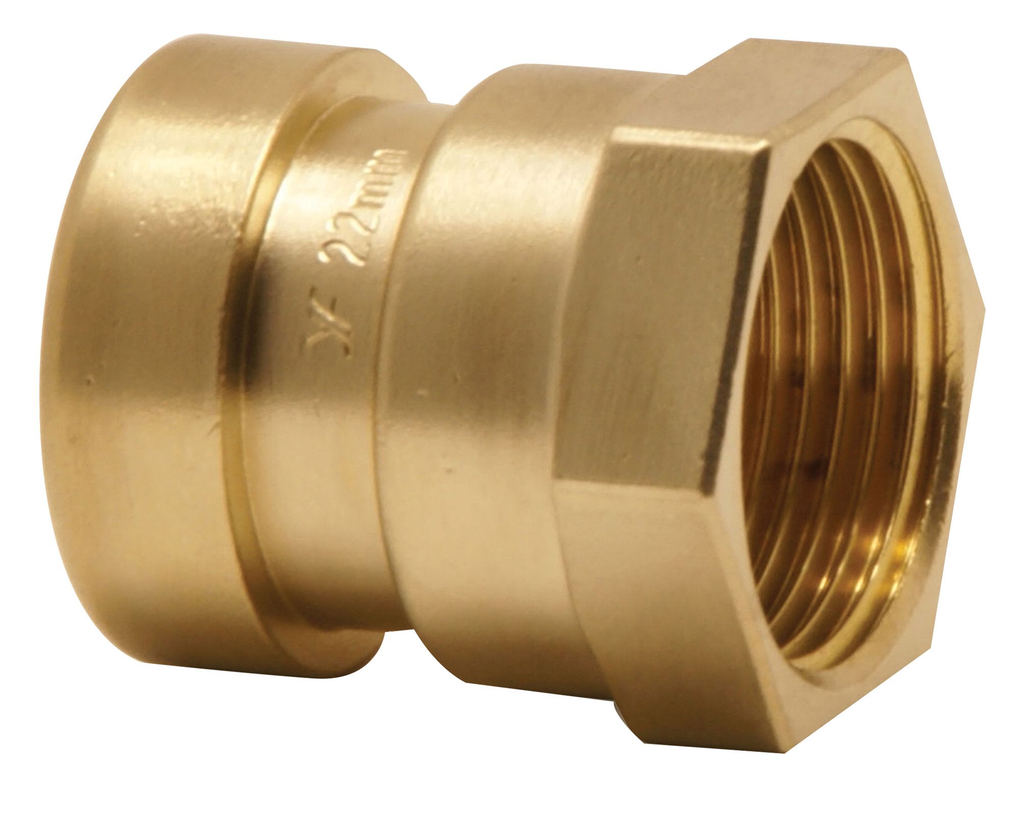 Pegler Yorkshire Tectite Push-fit Connector (Dia)15mm (Dia)12.7mm 15mm
