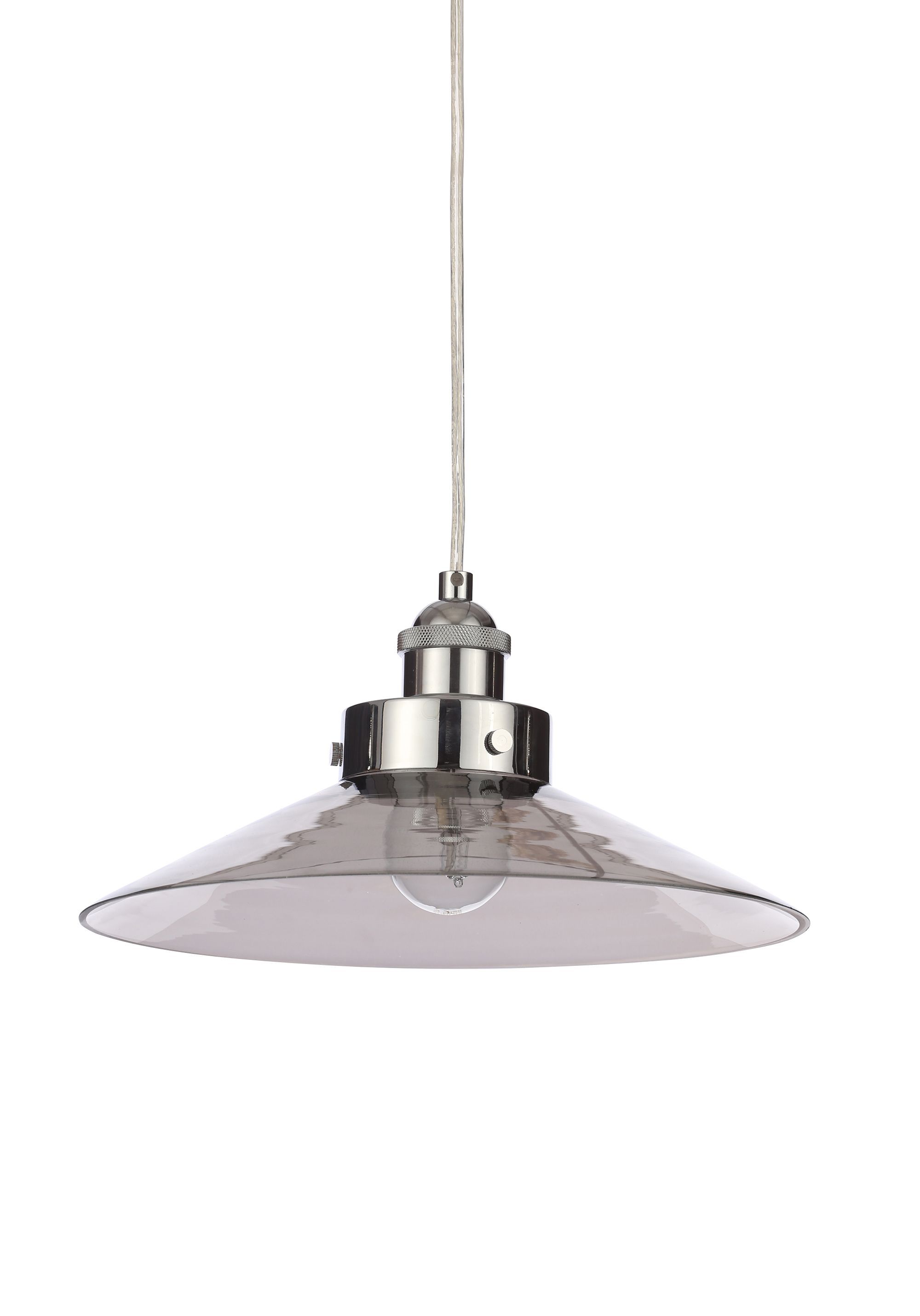 Penny Pendant Antique brass effect Ceiling light