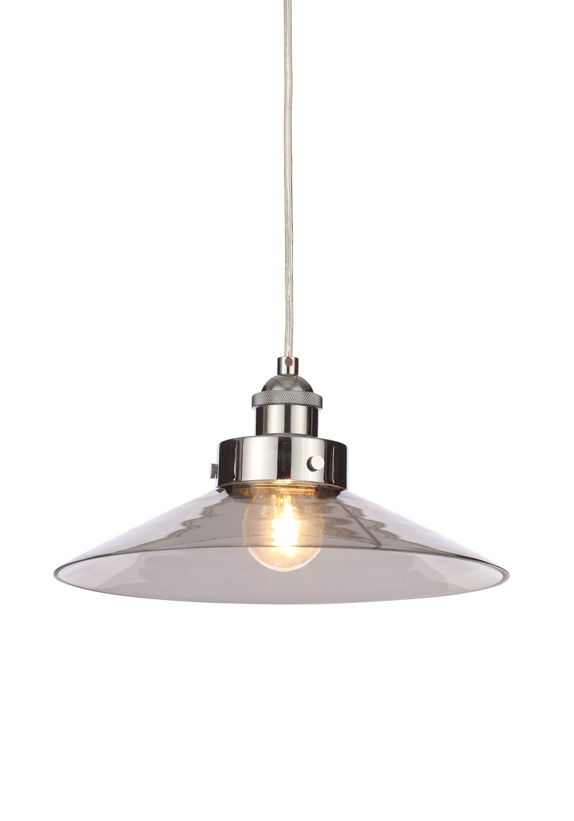 Penny Pendant Antique brass effect Ceiling light