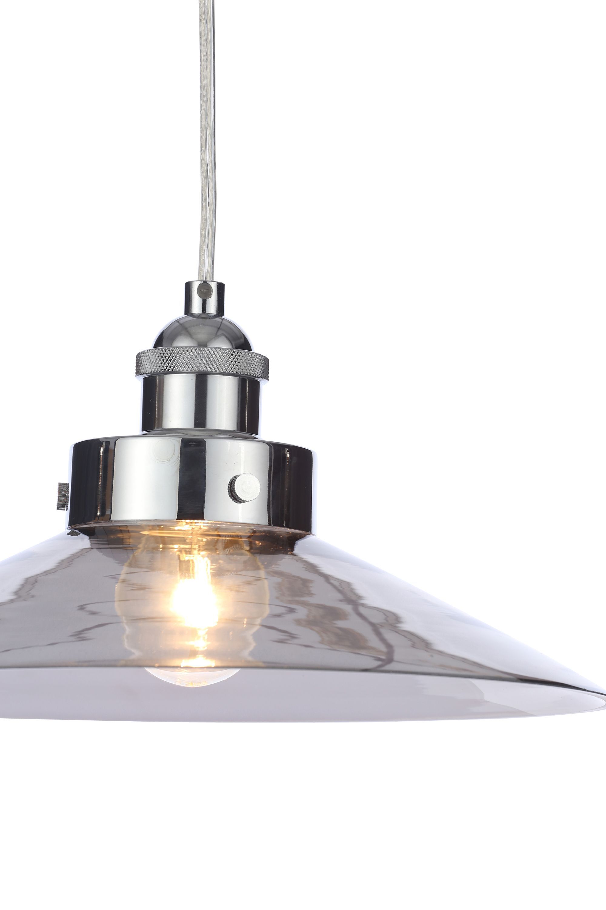 Penny Pendant Antique brass effect Ceiling light