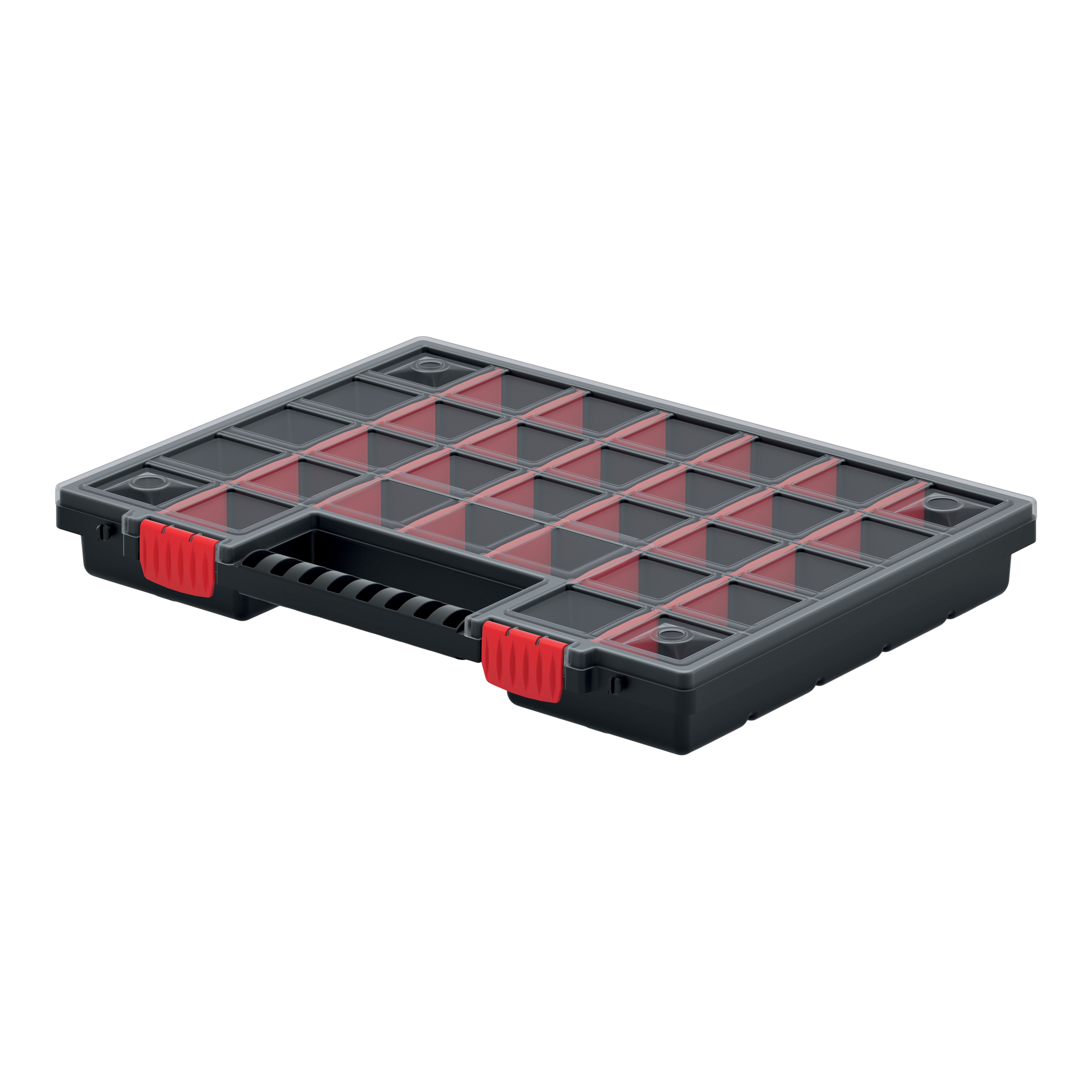 Performance Power Black Compartment organiser case with 30 compartments