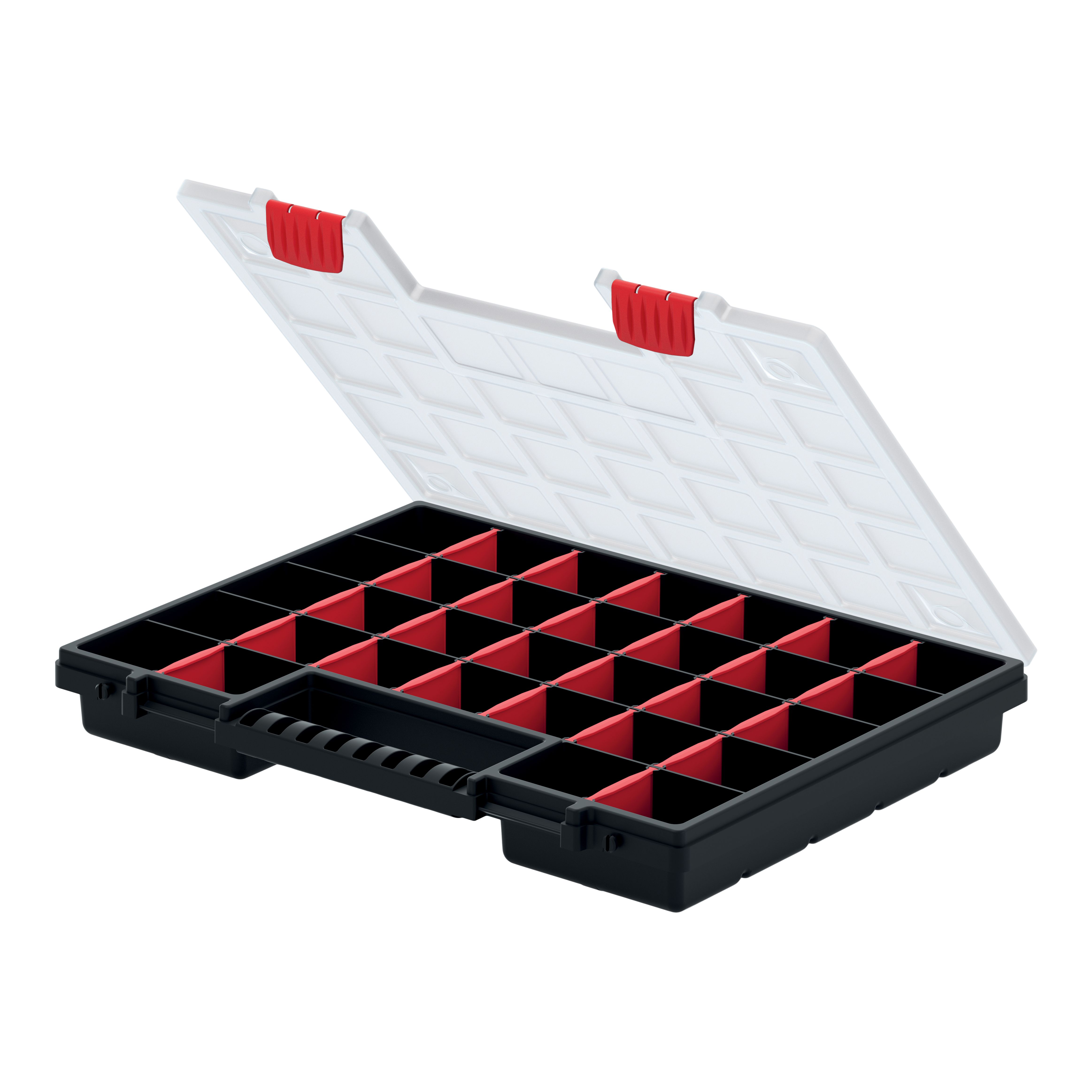 Performance Power Black Compartment organiser case with 30 compartments