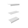 Perkin Matt white Top, base & shelf kit (W)575mm (D)478mm