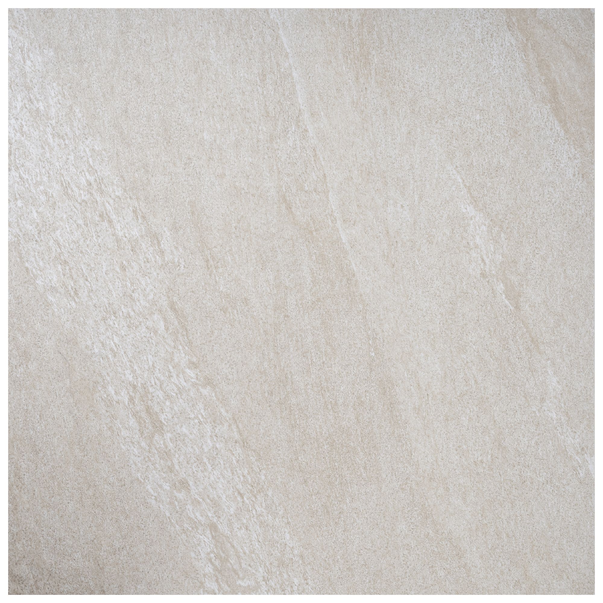 Persia Beige Matt Stone effect Porcelain Outdoor Floor Tile, Pack of 2, (L)600mm (W)600mm