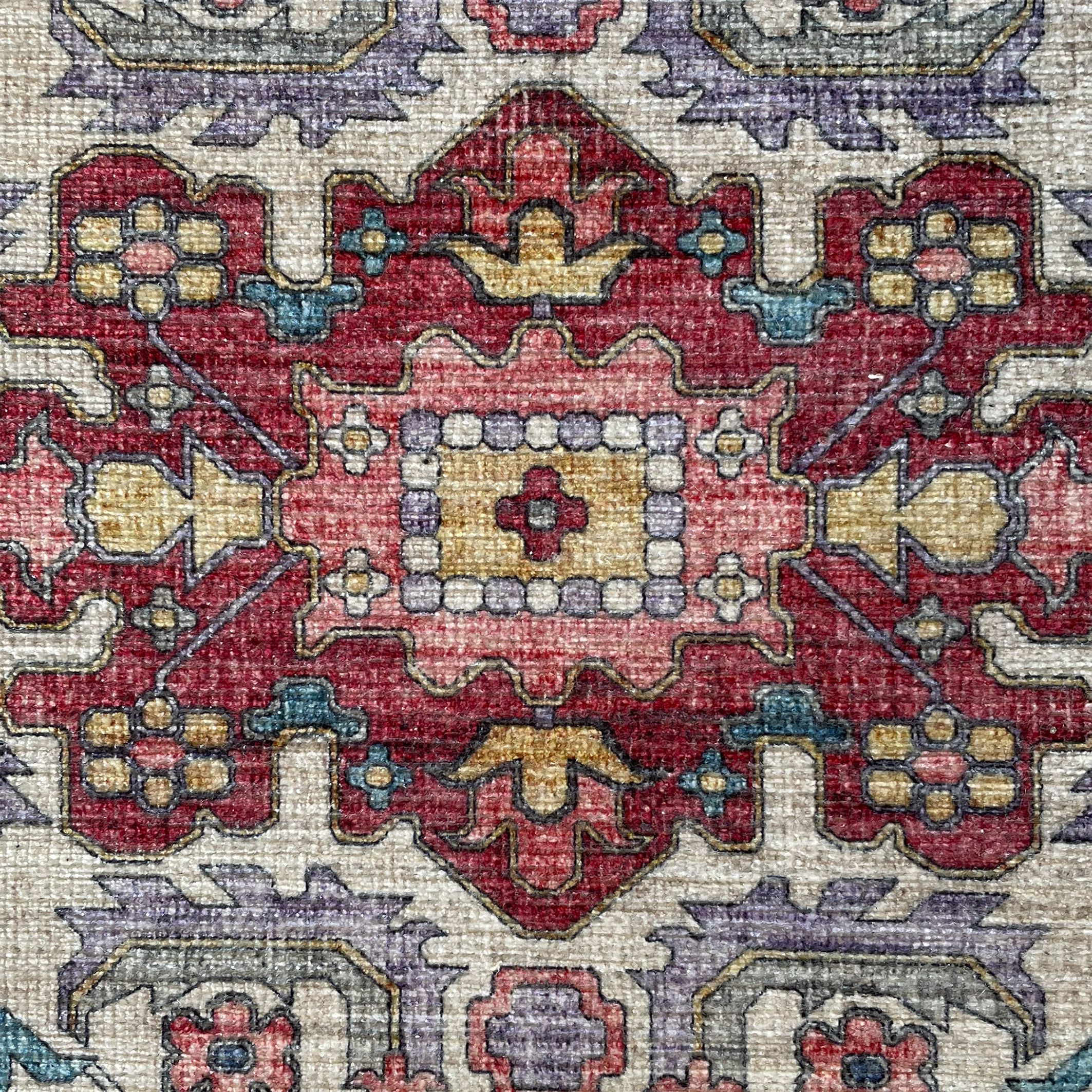 Persian Chenille Multicoloured Woven effect Medium Rug, (L)170cm x (W)120cm