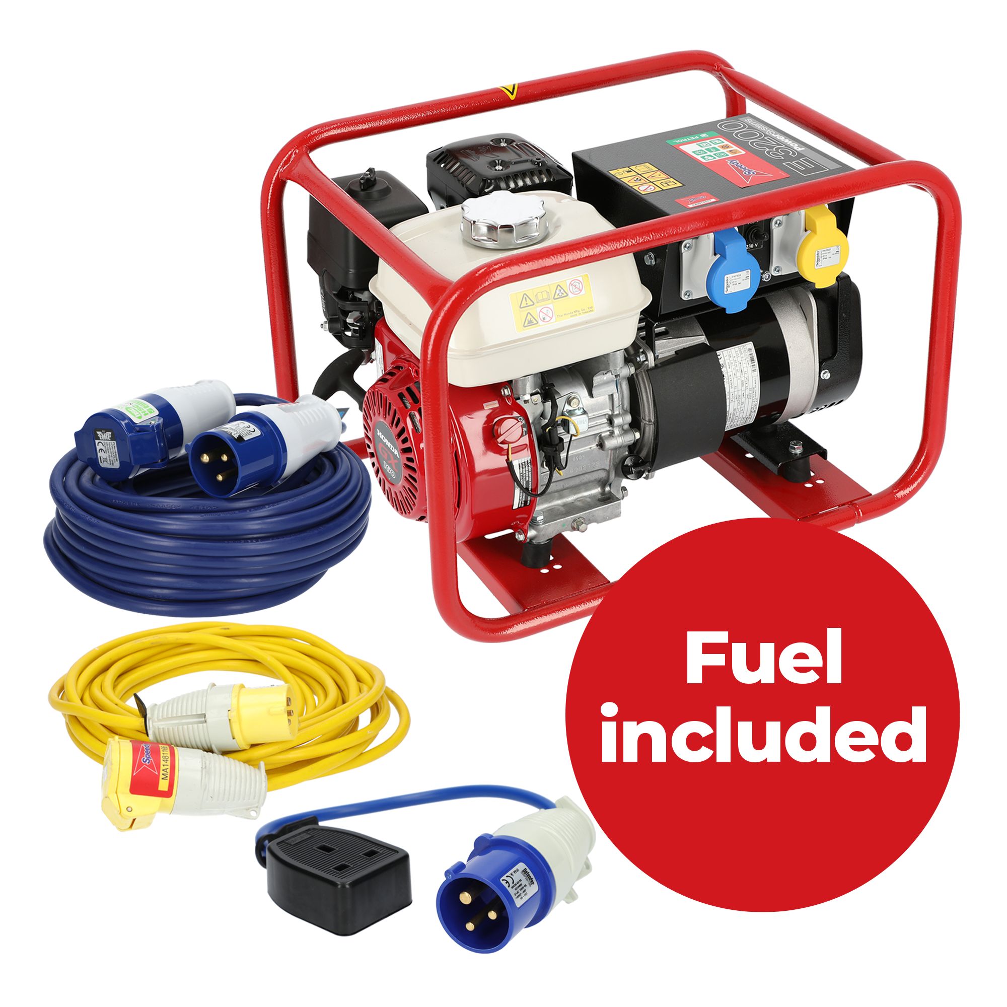 Petrol Generator bundle - Week hire