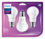 Philips E27 13W 1521lm GLS Warm white LED Light bulb, Pack of 3