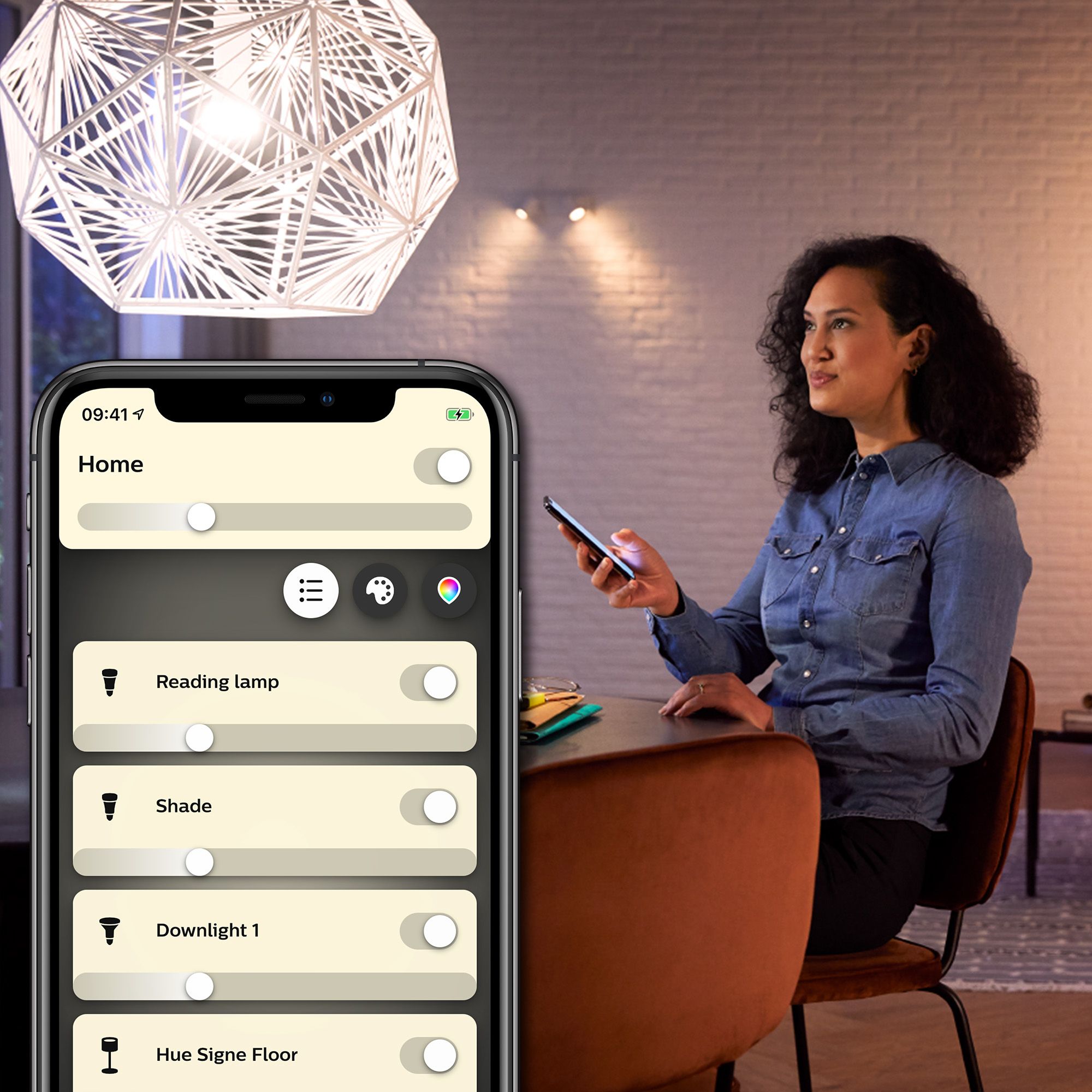 Philips hue b22 white store smart bulb with bluetooth