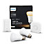 Philips Hue E27 Cool white & warm white GLS Dimmable Smart lighting starter kit